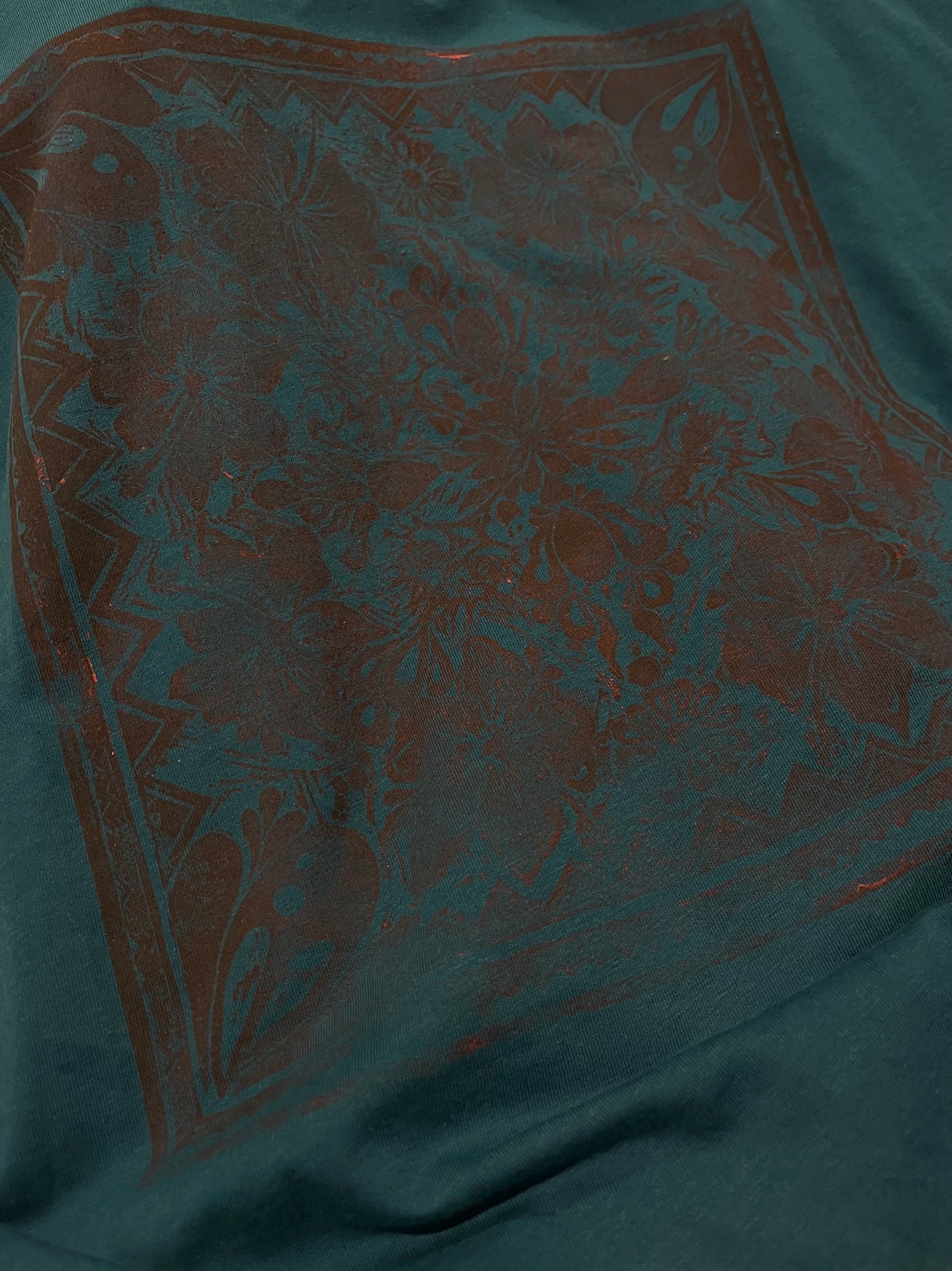 Patchwork mandala - marine blue